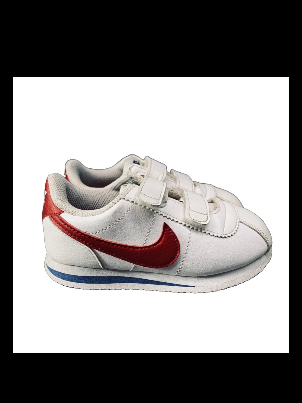 Nike Cortez Basic OG White Red Toddler Infant Shoes 904769-103 Size 9C